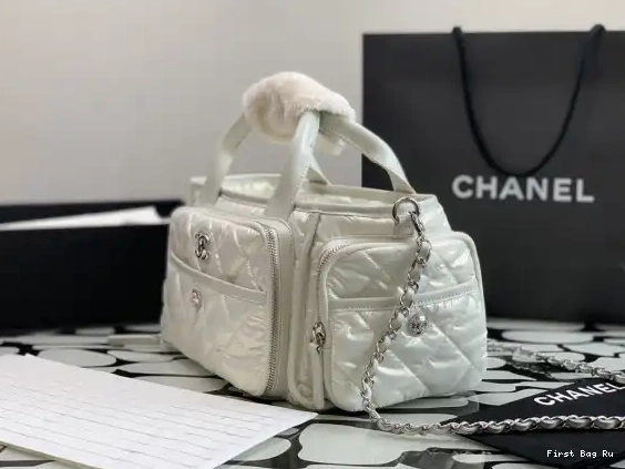 First Bag Ru CHANEL coconeige BAG-34*18*16cm 0603